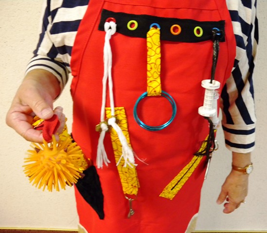 Pam McVey - Fidget Apron Detail